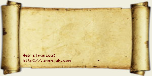 Julijana Debeljak vizit kartica